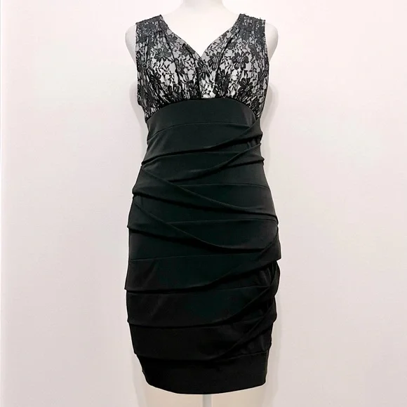 Ruby Rox Dresses | Ruby Rox Black Layered Dress With Lace Bust | Color: Black | Size: M | Janetwright520's Closet Ruby Rox Dresses | Ruby Rox Black Layered Dress With Lace Bust | Color: Black | Size: M | Janetwright520's Closet